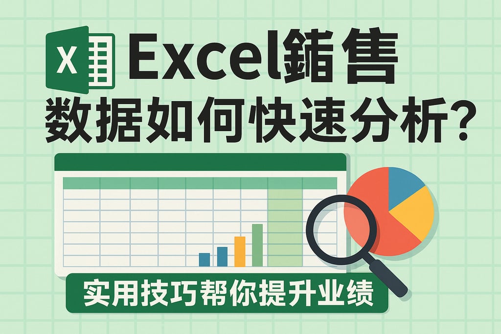 excel销售对此如何快速分析？实用技巧帮你提升业绩