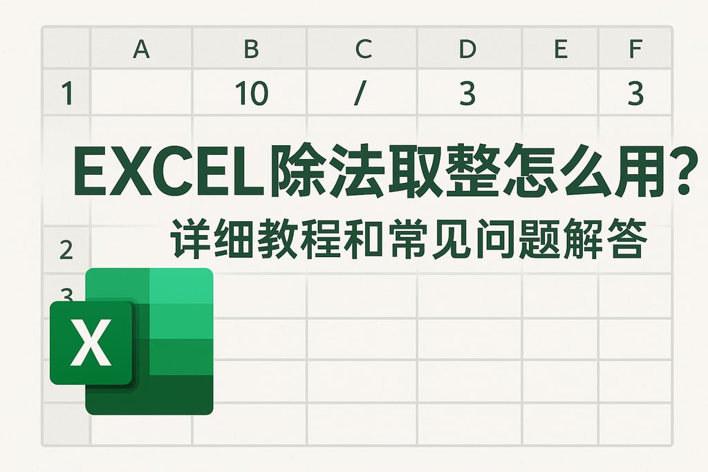 excel除法取整怎么用？详细教程和常见问题解答