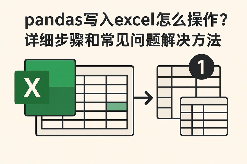 pandas写入excel怎么操作？详细步骤和常见问题解决方法