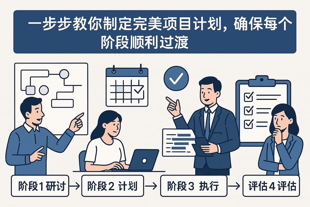 一步步教你制定完美项目计划，确保每个阶段顺利过渡