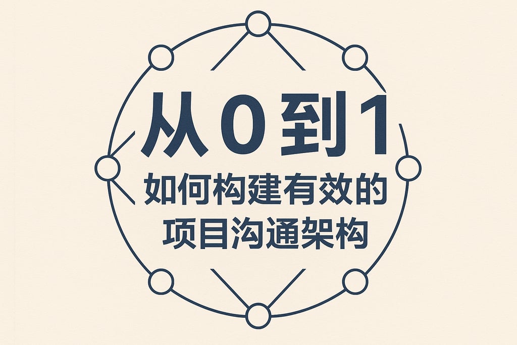 从0到1：如何构建有效的项目沟通架构