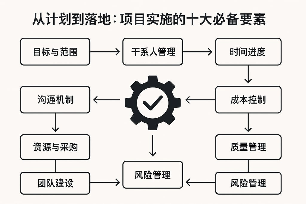 从计划到落地：项目实施的十大必备要素