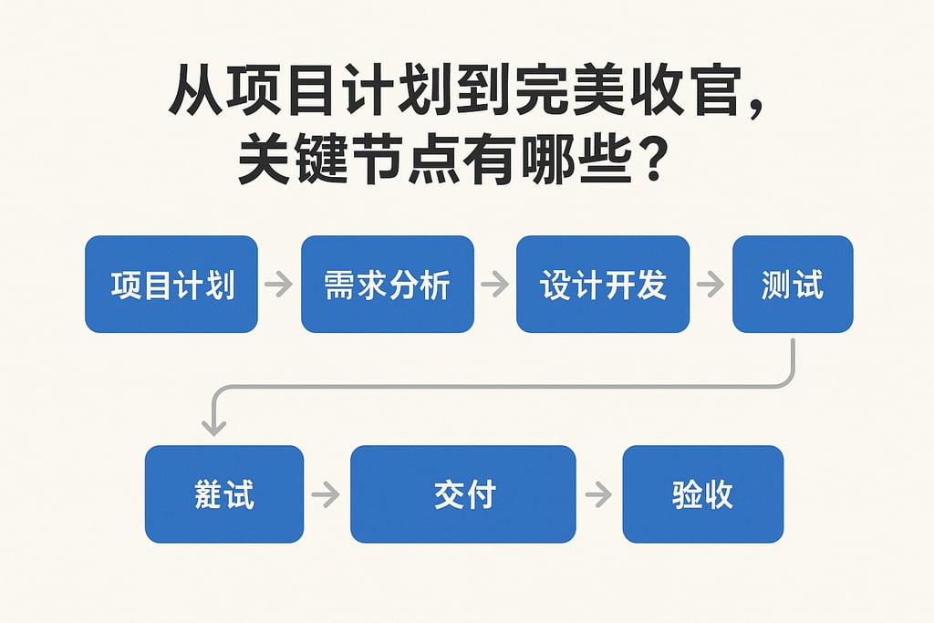 从项目计划到完美收官，关键节点有哪些？