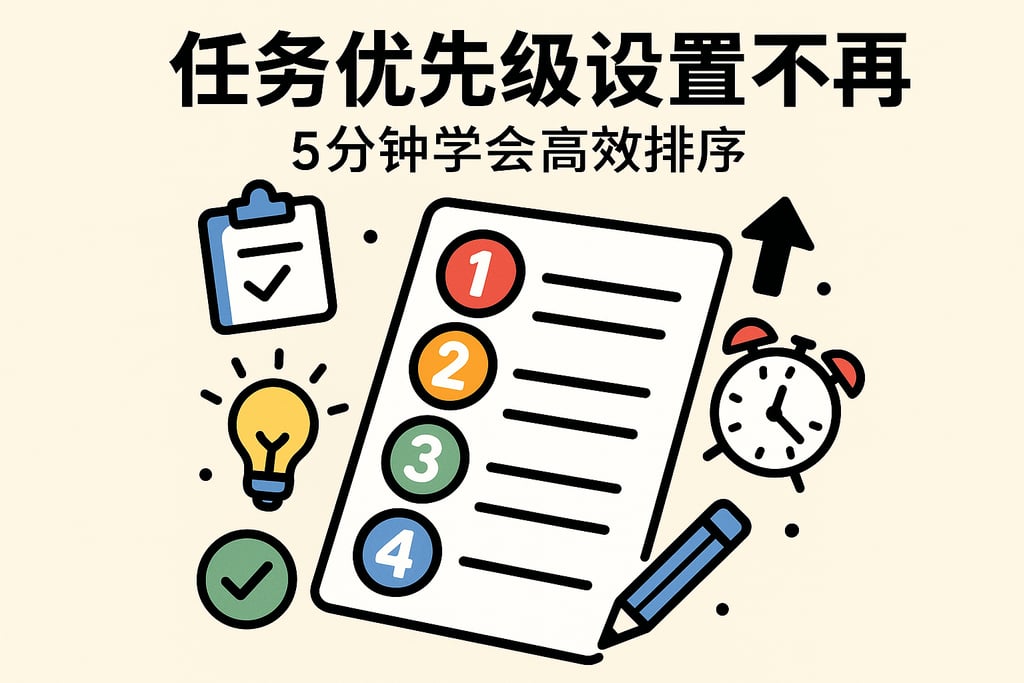 任务优先级设置不再难：5分钟学会高效排序