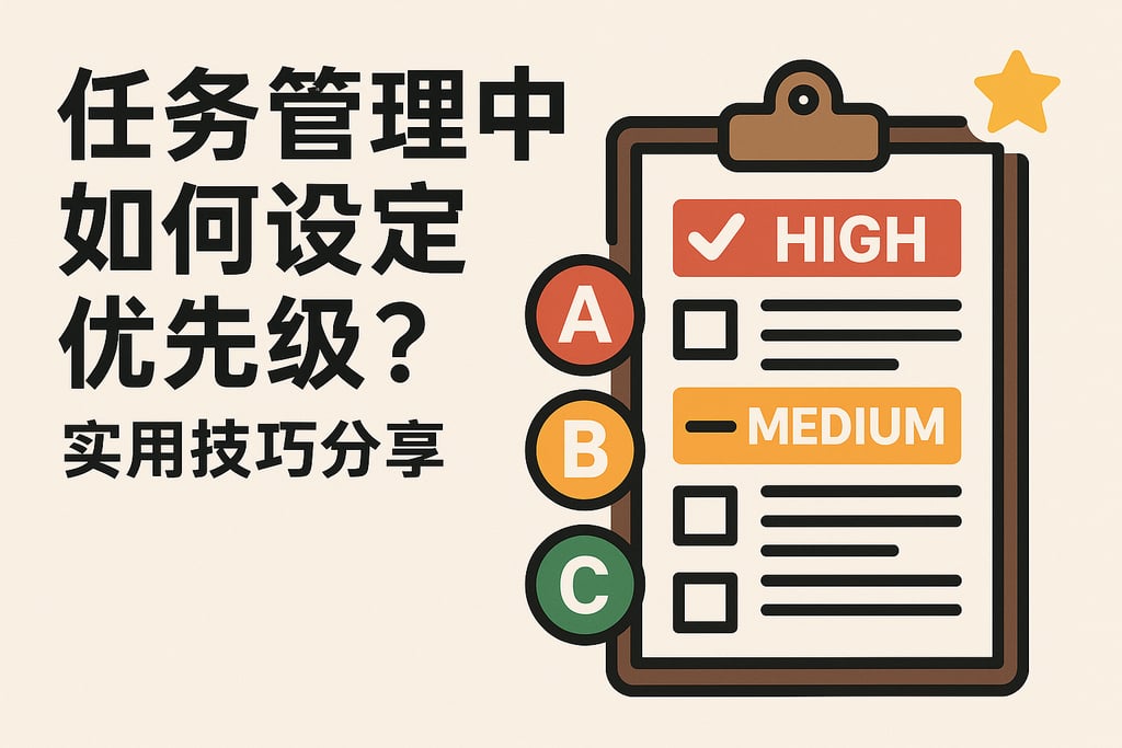 任务管理中如何设定优先级？实用技巧分享