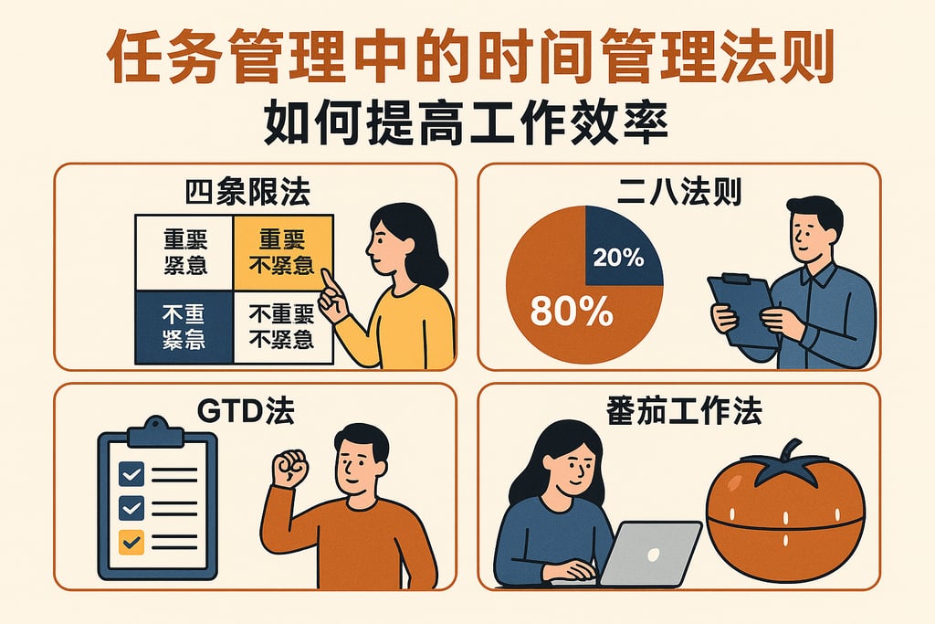 任务管理中的时间管理法则，如何提高工作效率