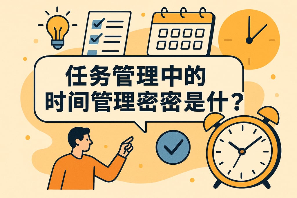 任务管理中的时间管理秘诀是什么？
