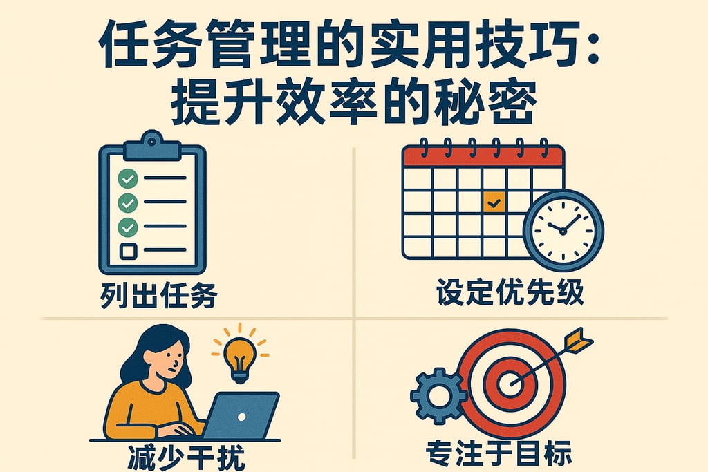 任务管理的实用技巧：提升效率的秘密