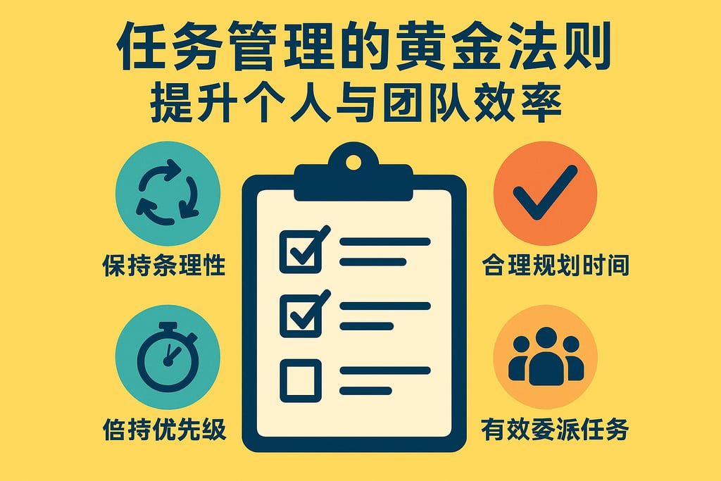 任务管理的黄金法则，提升个人与团队效率
