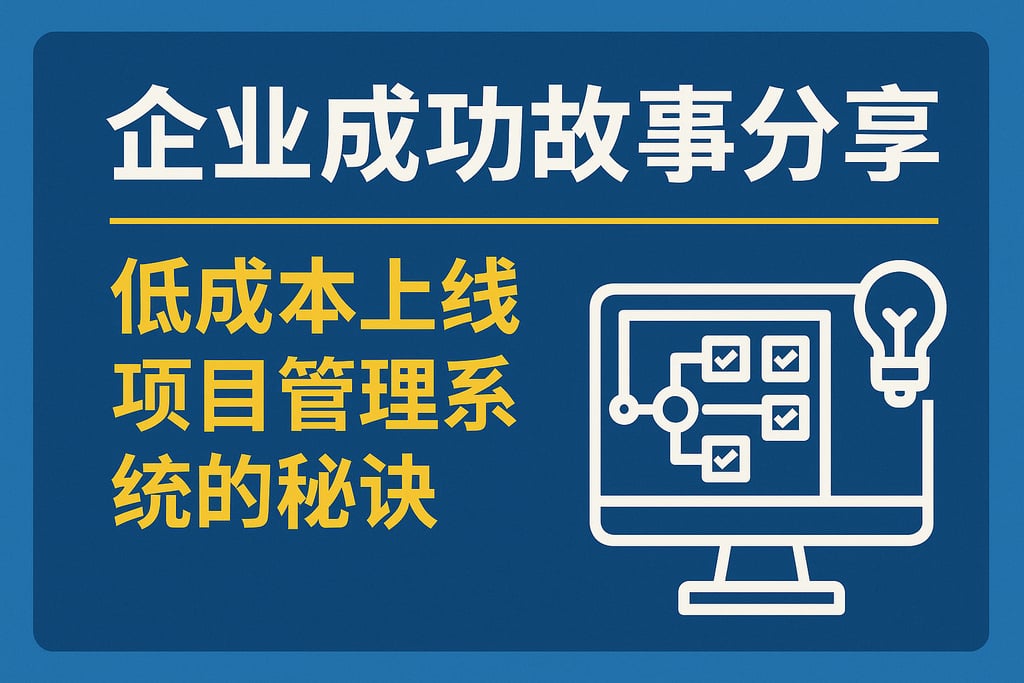 企业成功故事分享，低成本上线项目管理系统的秘诀