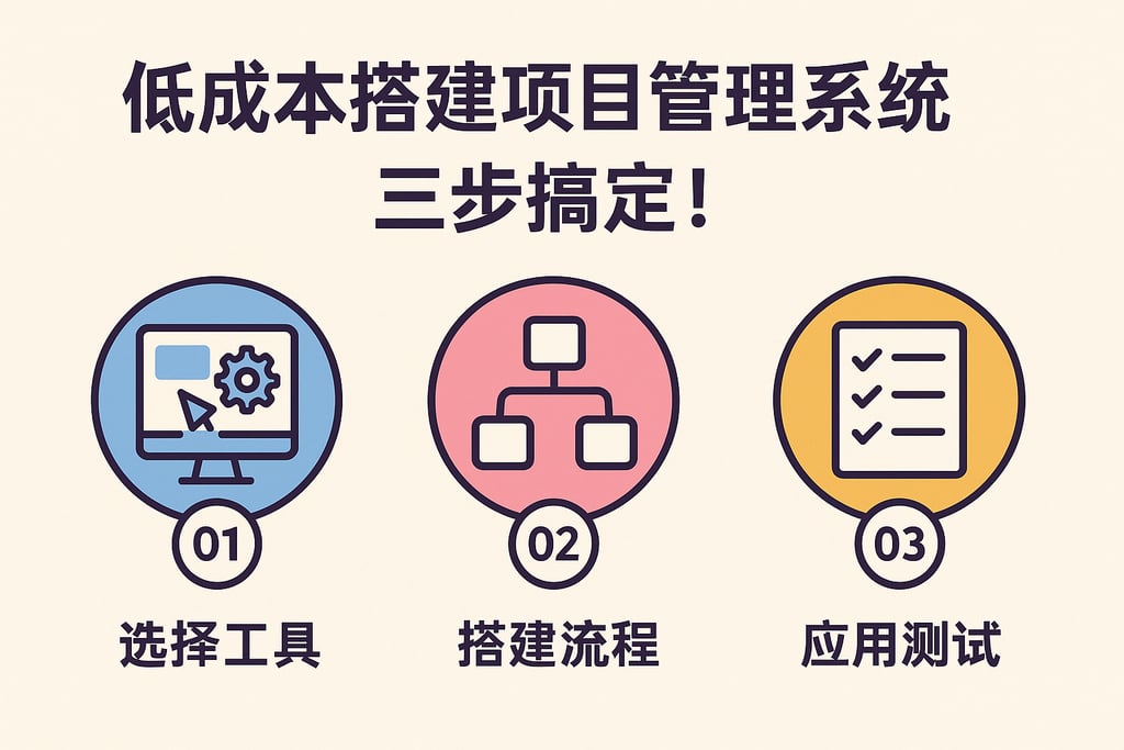 低成本搭建项目管理系统，三步搞定！