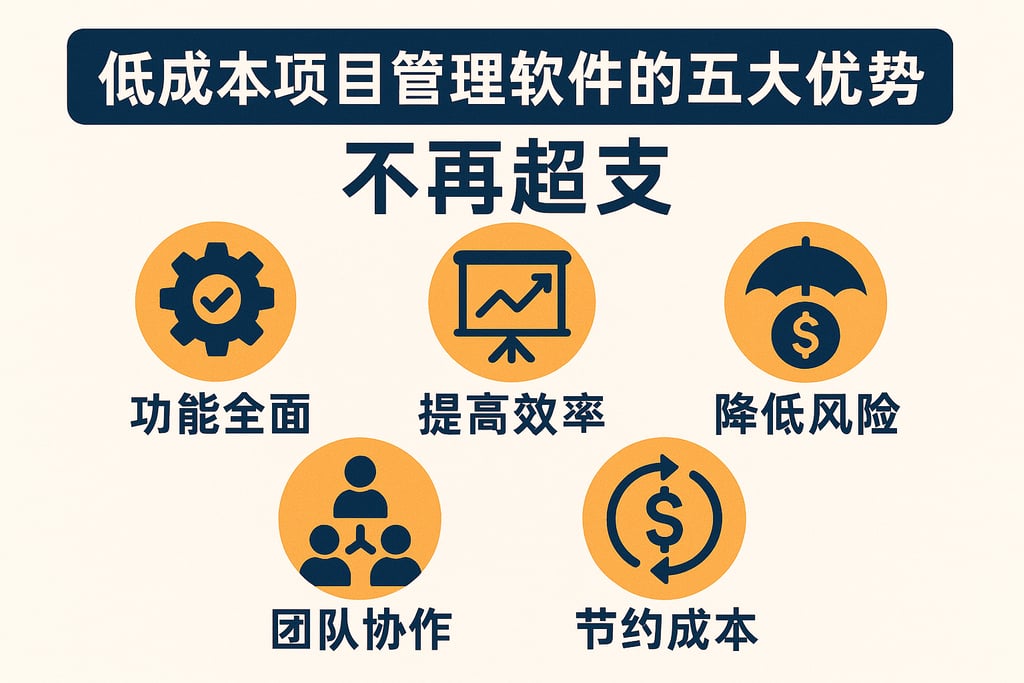低成本项目管理软件的五大优势，不再超支
