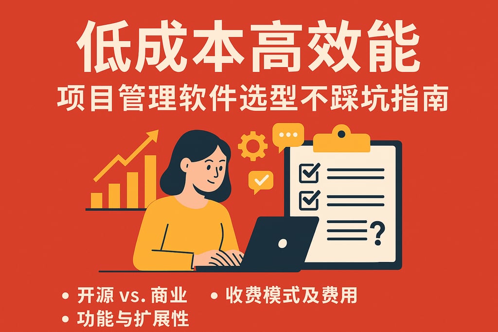低成本高效能，项目管理软件选型不踩坑指南