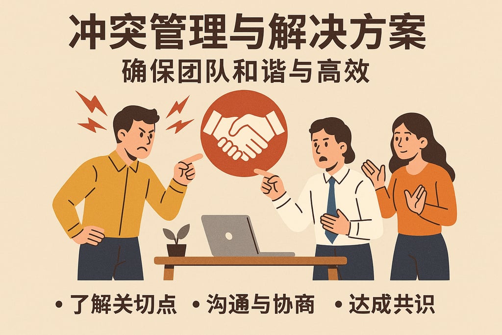 冲突管理与解决方案，确保团队和谐与高效