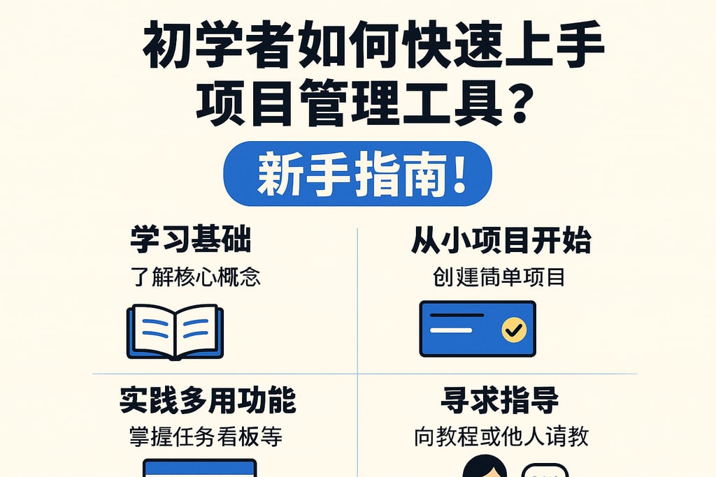 初学者如何快速上手项目管理工具？新手指南！