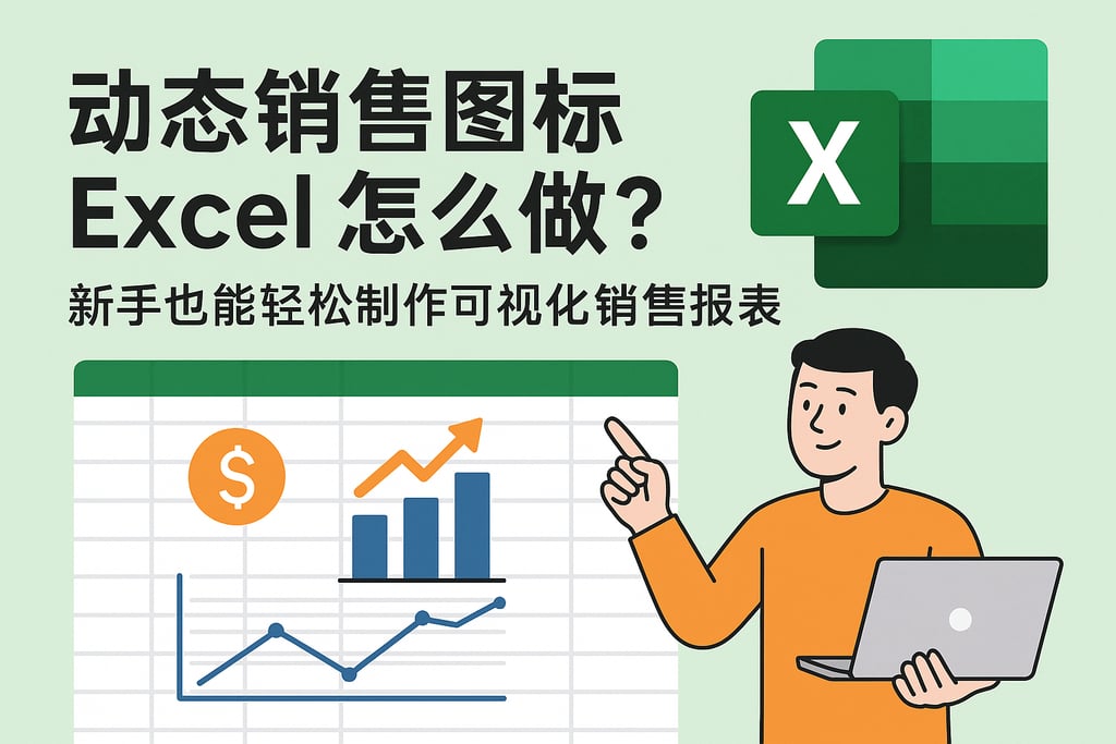 动态销售图标excel怎么做？新手也能轻松制作可视化销售报表