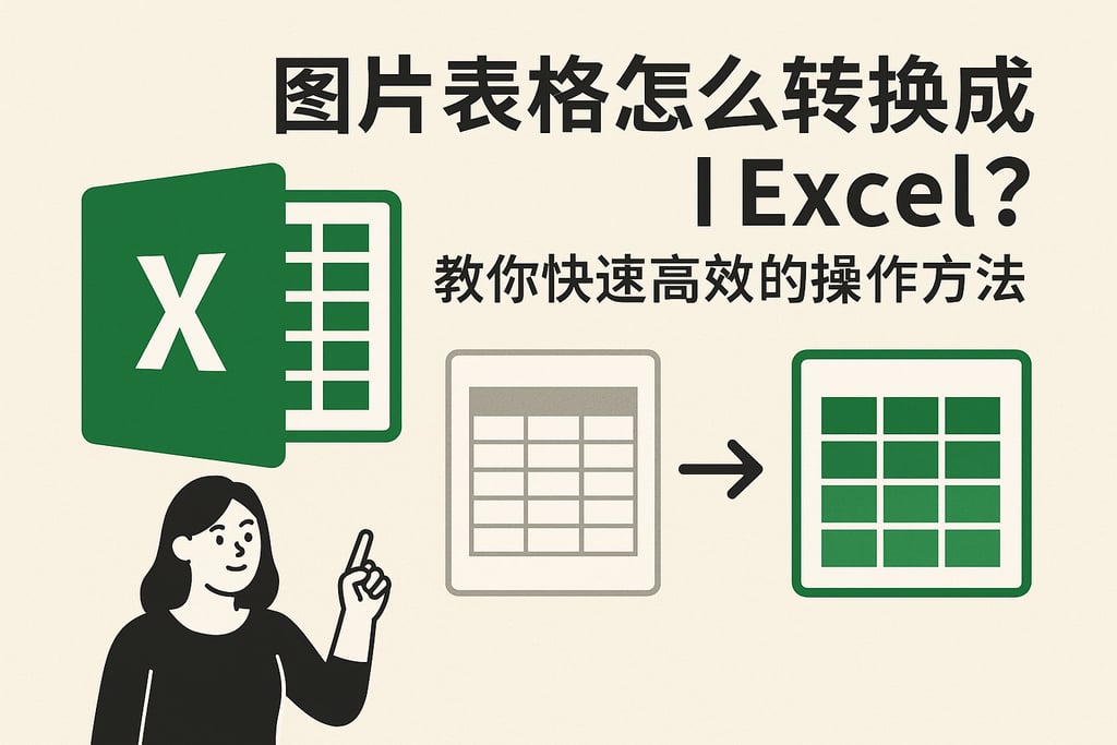 图片表格怎么转换成excel？教你快速高效的操作方法