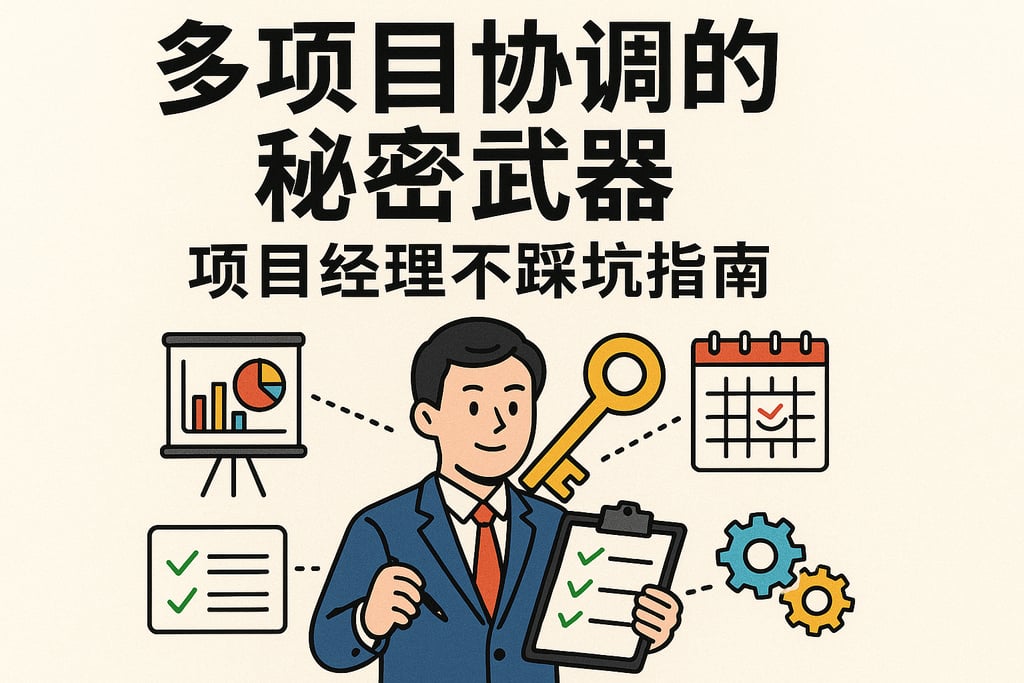 多项目协调的秘密武器，项目经理不踩坑指南