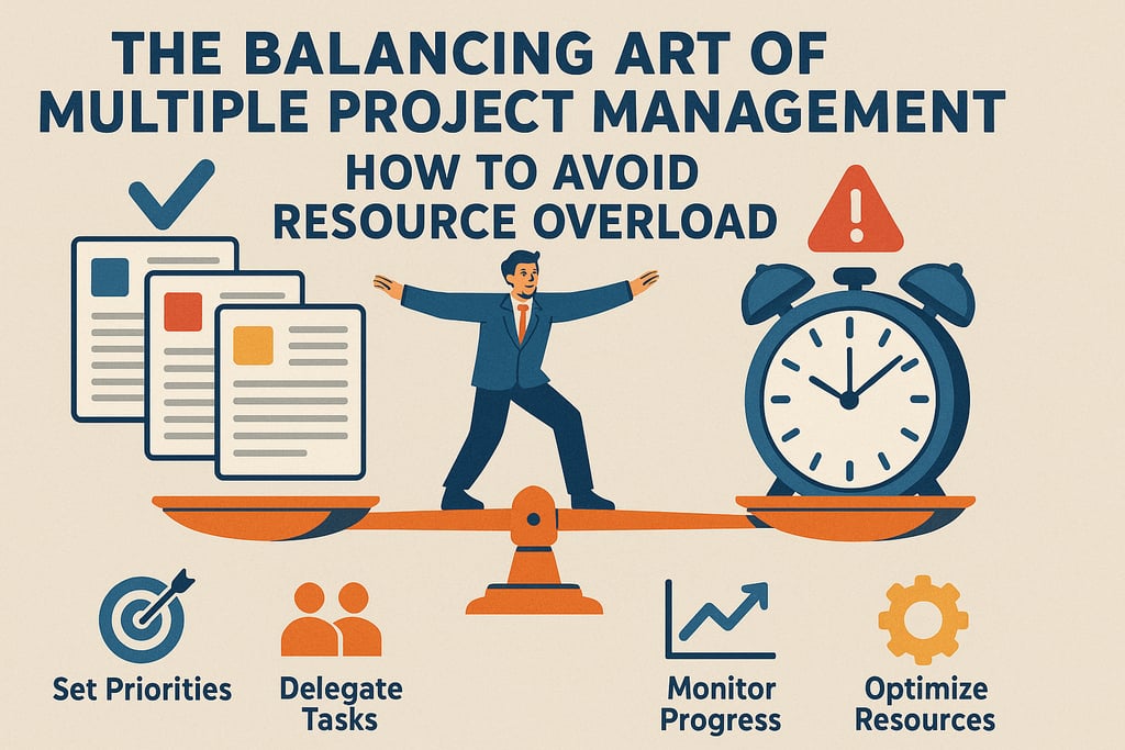 多项目管理的平衡艺术，如何避免资源过载