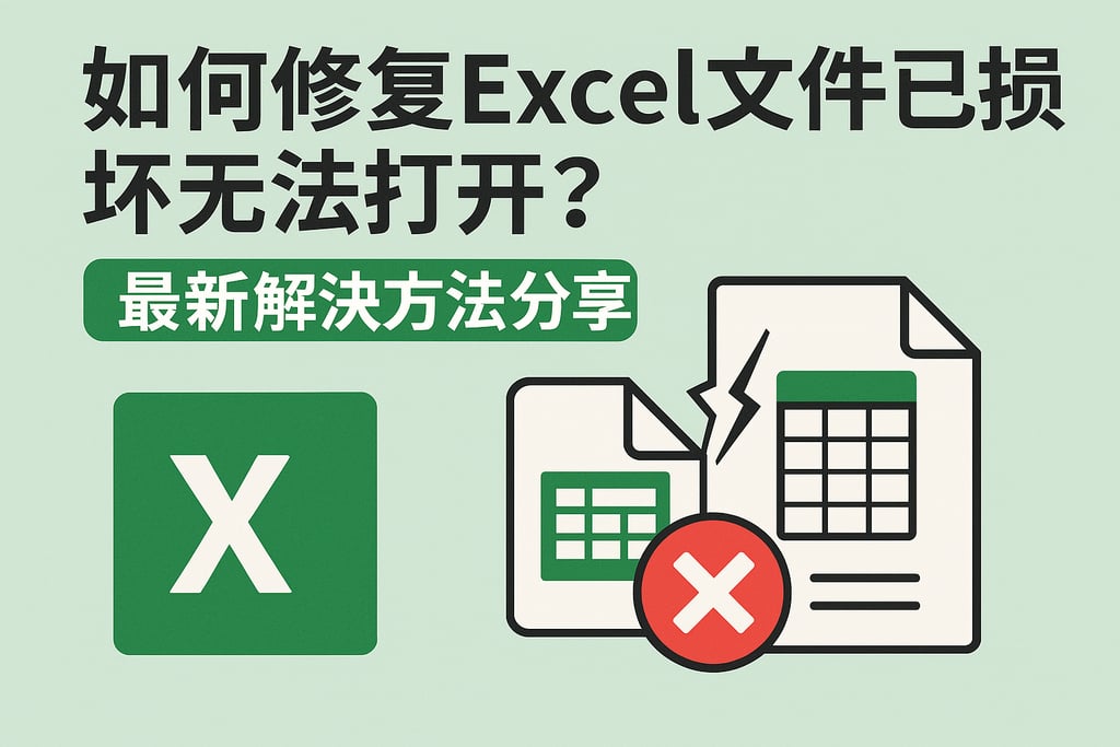 如何修复excel文件已损坏无法打开？最新解决方法分享