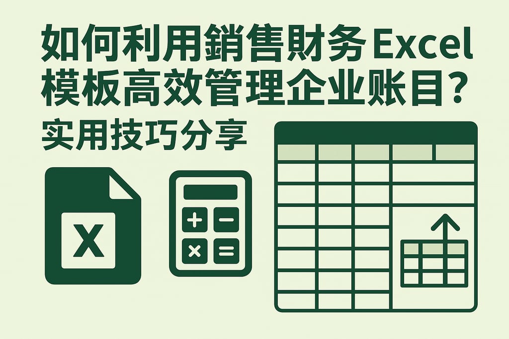 如何利用销售财务Excel模板高效管理企业账目？实用技巧分享