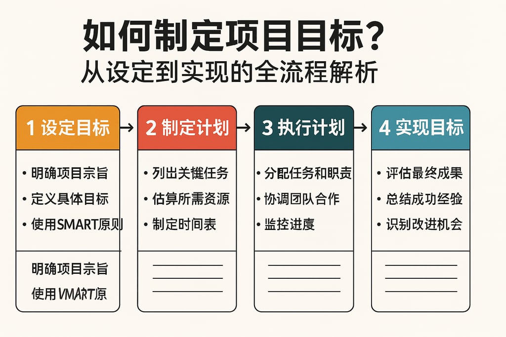 如何制定项目目标？从设定到实现的全流程解析