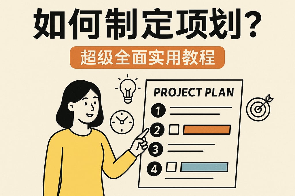 如何制定项目计划？超级全面的实用教程