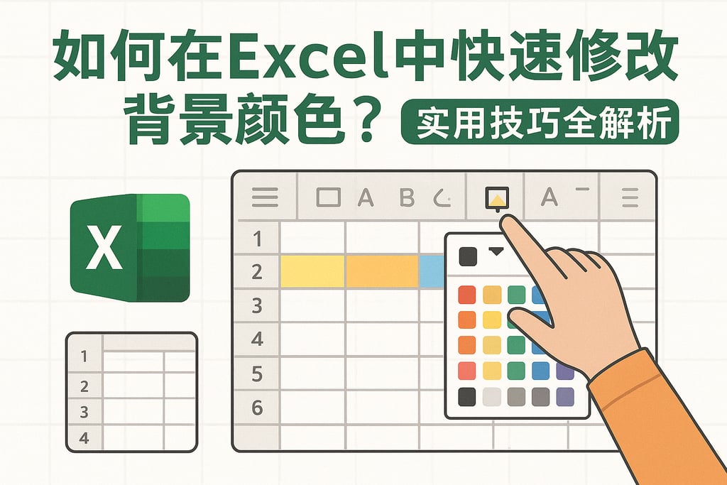 如何在Excel中快速修改背景颜色？实用技巧全解析