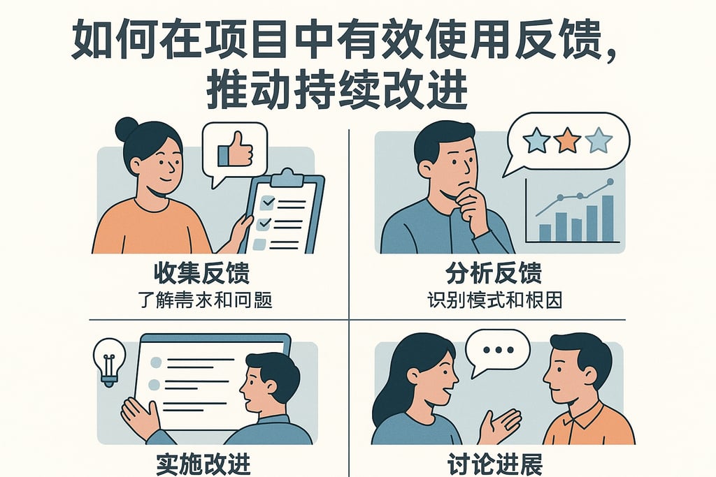 如何在项目中有效使用反馈，推动持续改进