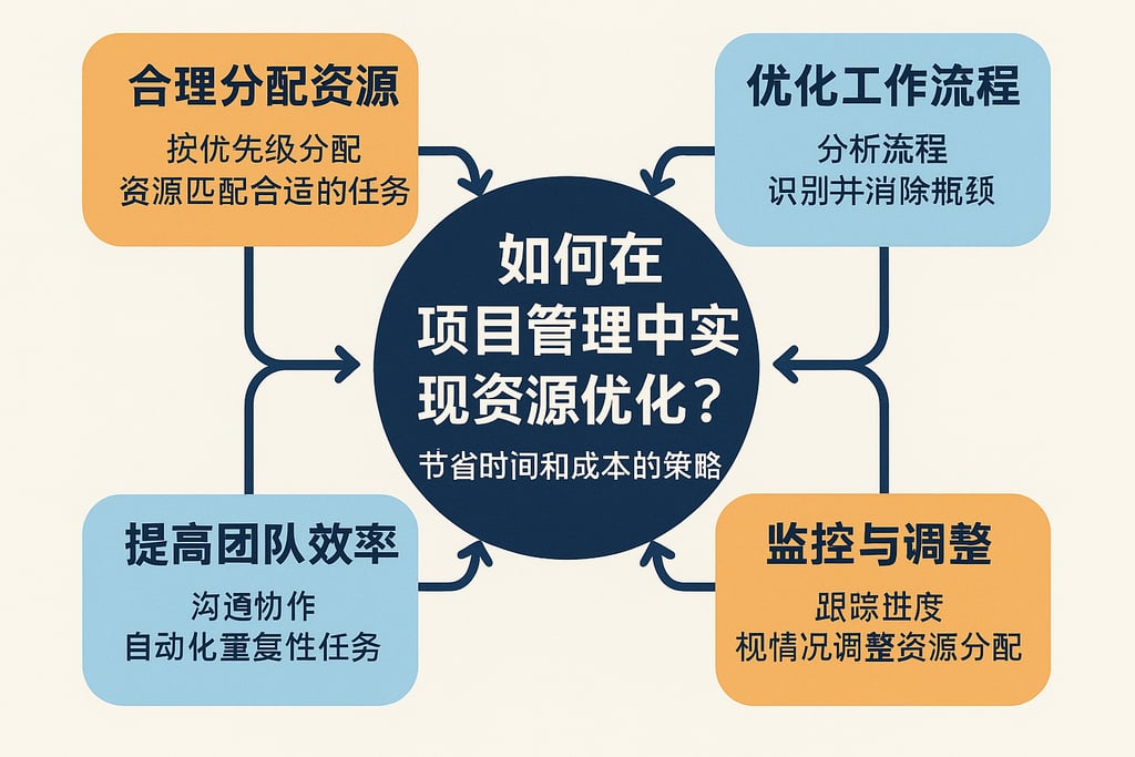 如何在项目管理中实现资源优化？节省时间和成本的策略