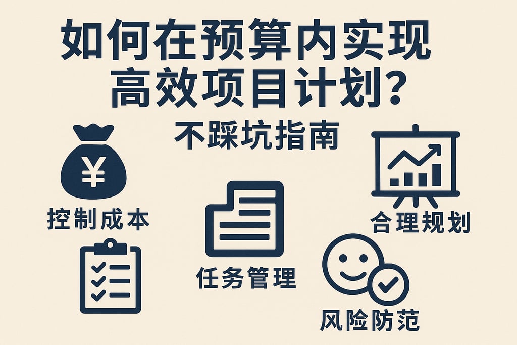 如何在预算内实现高效项目计划？不踩坑指南