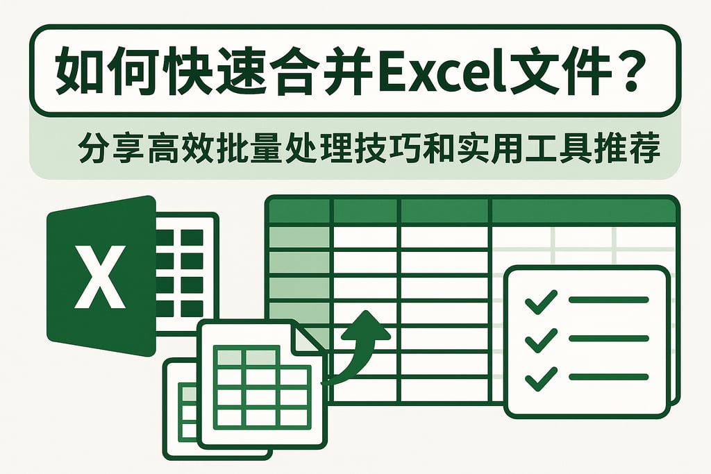 如何快速合并Excel文件？分享高效批量处理技巧和实用工具推荐