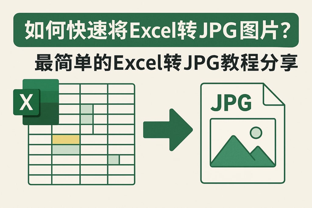 如何快速将Excel转JPG图片？最简单的Excel转JPG教程分享