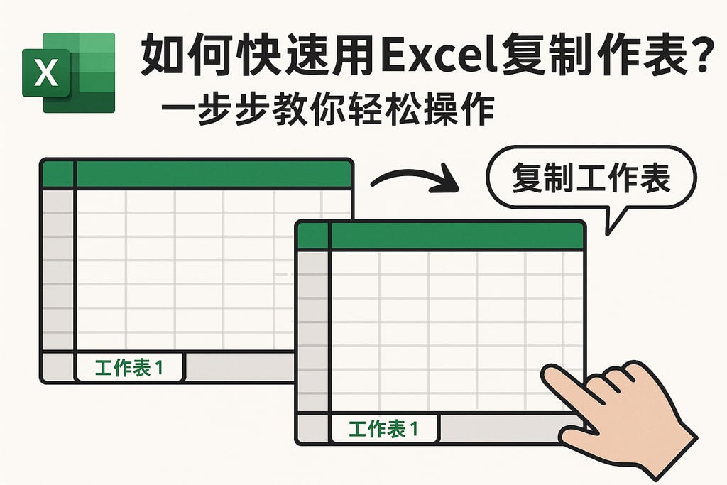 如何快速用Excel复制工作表？一步步教你轻松操作