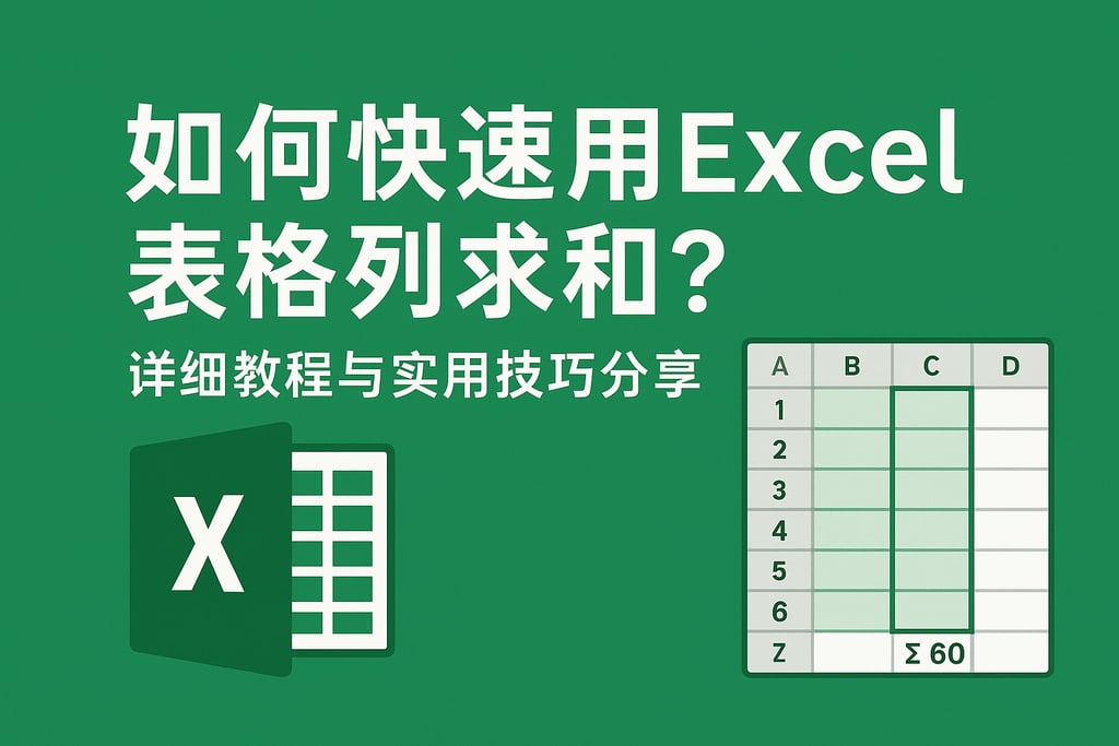 如何快速用Excel表格列求和？详细教程与实用技巧分享