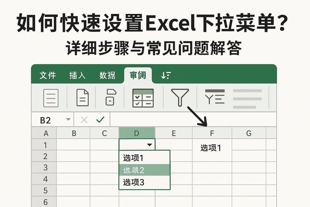 如何快速设置Excel下拉菜单？详细步骤与常见问题解答
