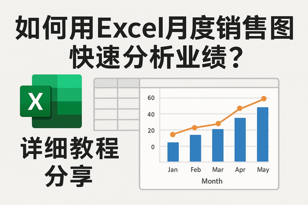 如何用Excel月度销售图表快速分析业绩？详细教程分享