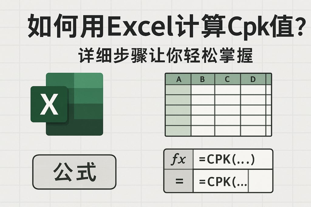 如何用Excel计算cpk值？详细步骤让你轻松掌握