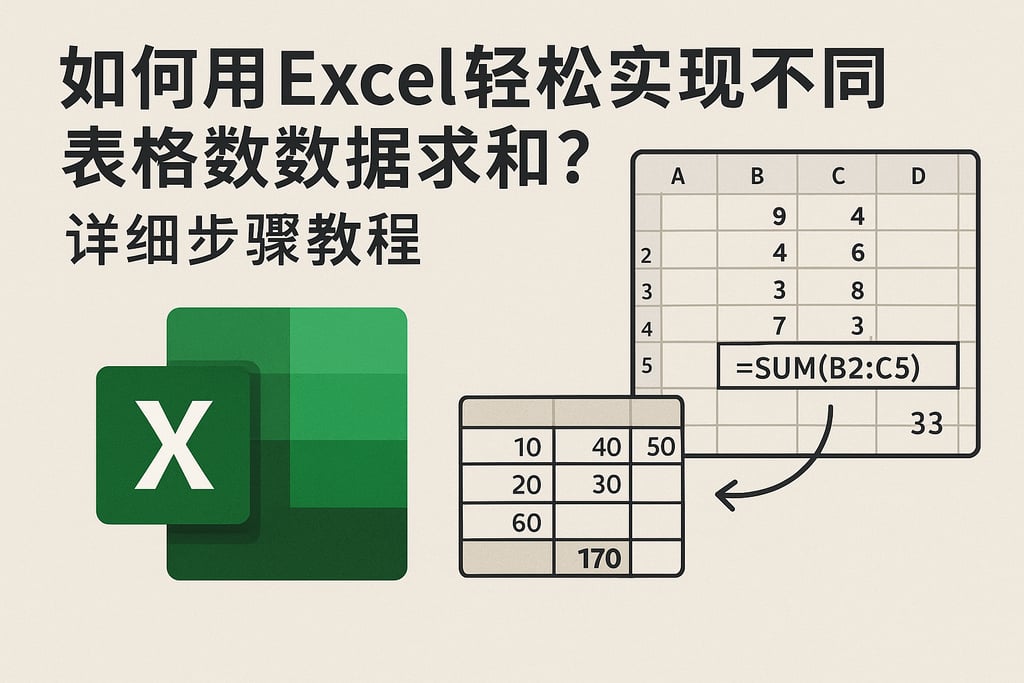 如何用Excel轻松实现不同表格数据求和？详细步骤教程
