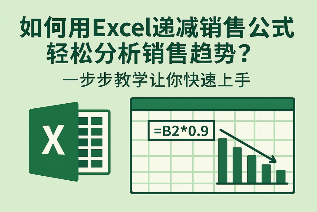如何用Excel递减销售公式轻松分析销售趋势？一步步教学让你快速上手