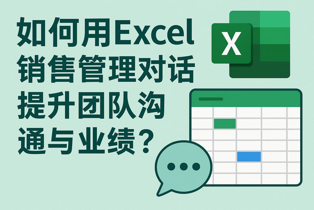 如何用Excel销售管理对话表提升团队沟通与业绩？