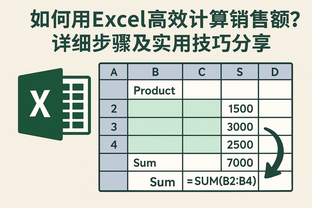 如何用Excel高效计算销售额？详细步骤及实用技巧分享