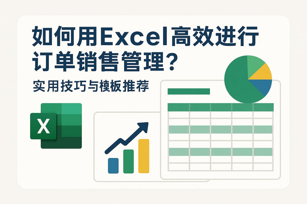 如何用Excel高效进行订单销售管理？实用技巧与模板推荐