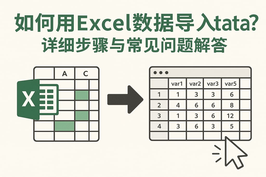 如何用excel数据导入stata？详细步骤与常见问题解答