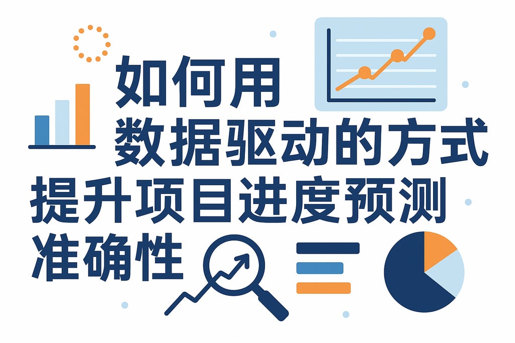 如何用数据驱动的方式提升项目进度预测准确性