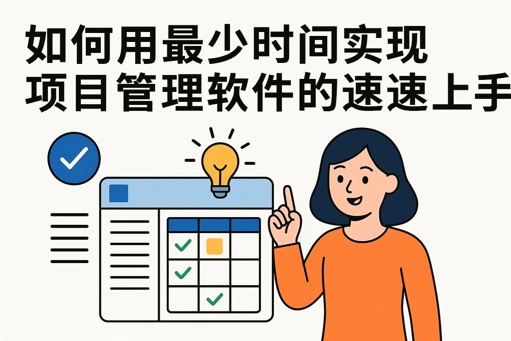 如何用最少时间实现项目管理软件的快速上手