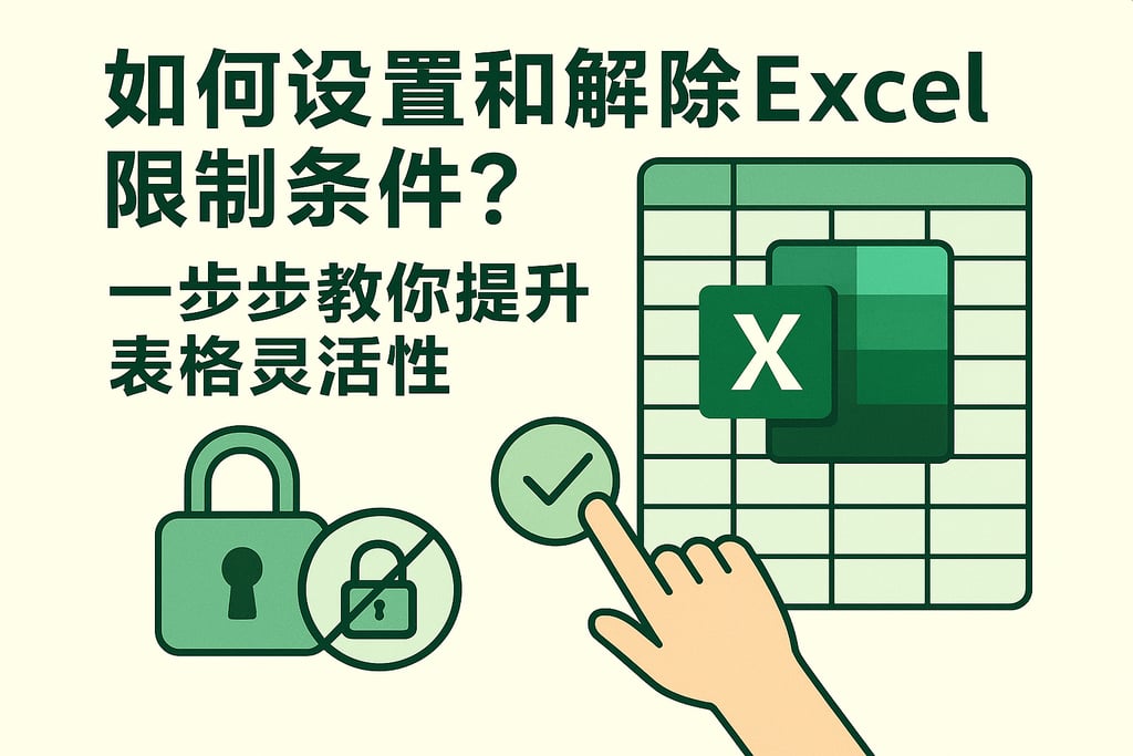 如何设置和解除excel限制条件？一步步教你提升表格灵活性