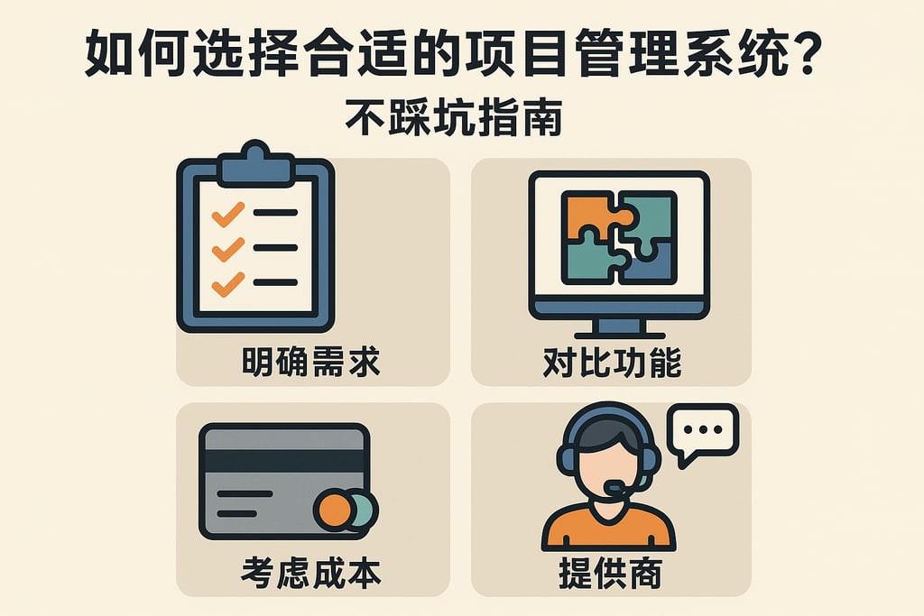 如何选择合适的项目管理系统？不踩坑指南