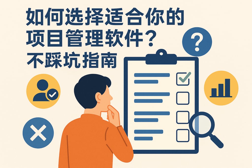 如何选择适合你的项目管理软件？不踩坑指南