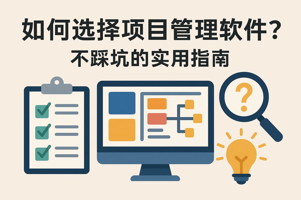 如何选择项目管理软件？不踩坑的实用指南